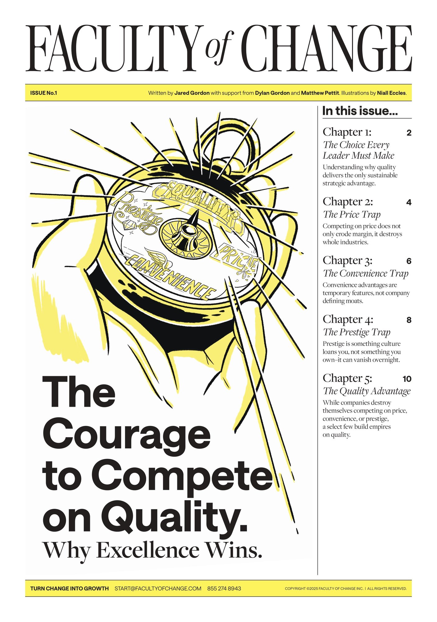 Faculty of Change - The Courage to Compete on Quality Cover